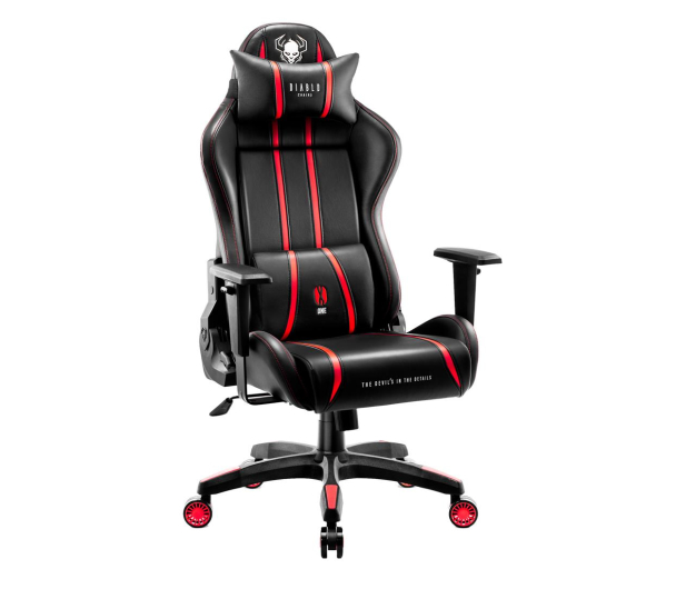 DIABLO Chairs X-ONE 2.0 Normal Size czarno-czerwony - 1192261 - zdjęcie